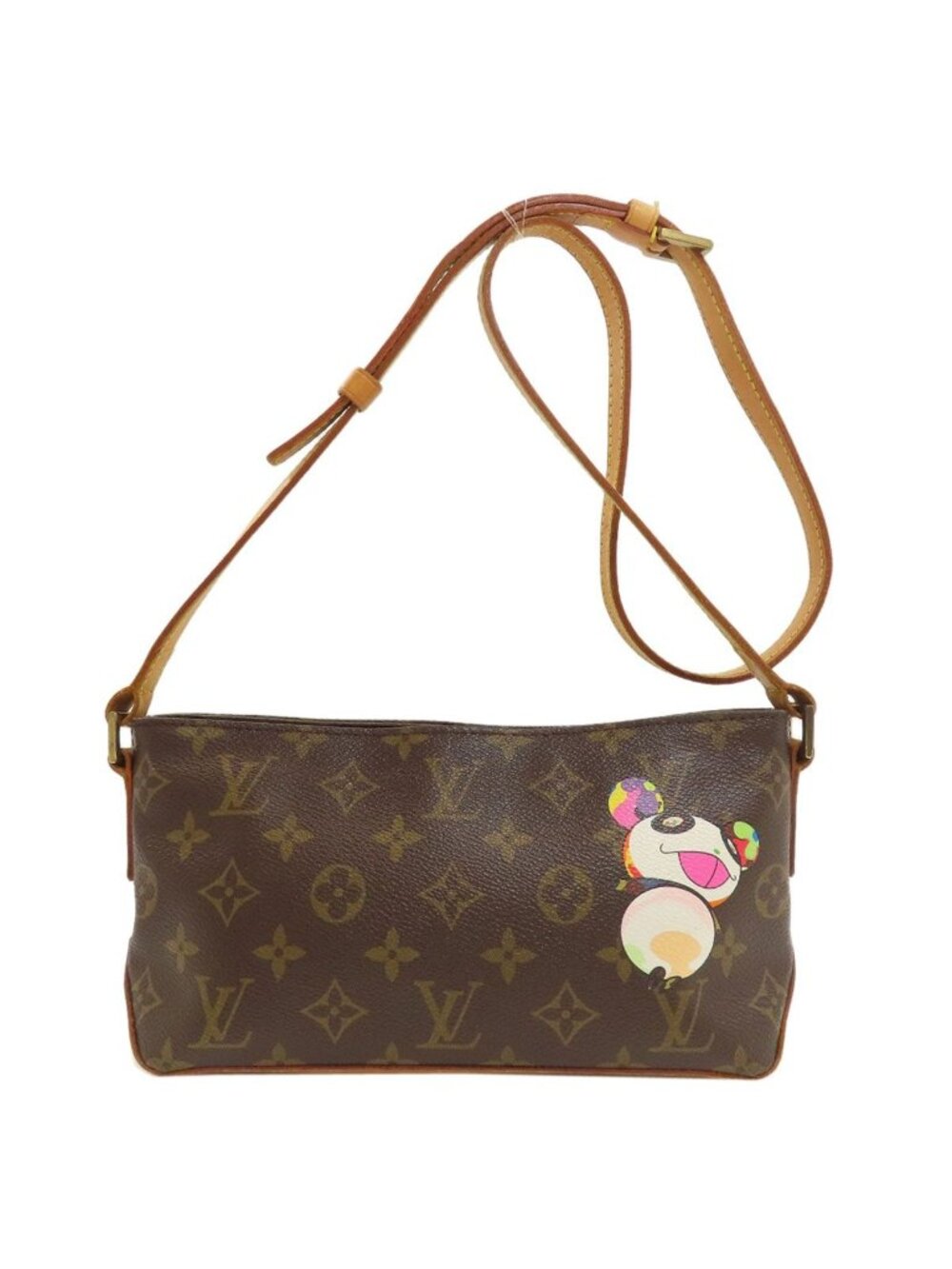 Louis Vuitton Trotteur Panda Takashi Murakami Collaboration Shoulder Bag